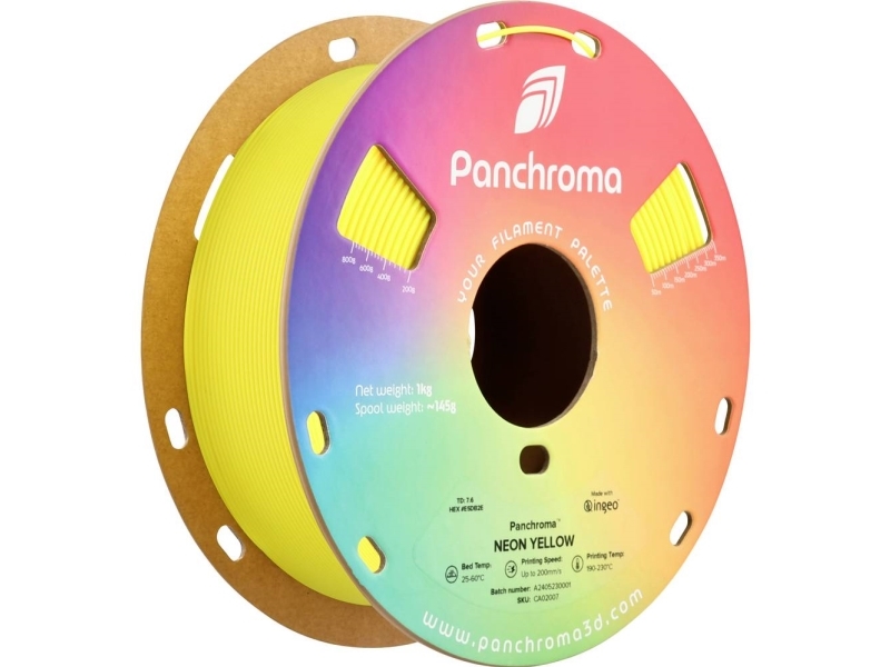 Polymaker Panchroma Pla Neon 1.75Mm 1Kg - Neon Geltona
