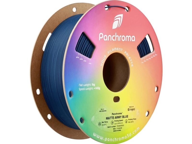 Polymaker Panchroma Pla Matte Army 1.75Mm 1Kg - Army Mėlyna