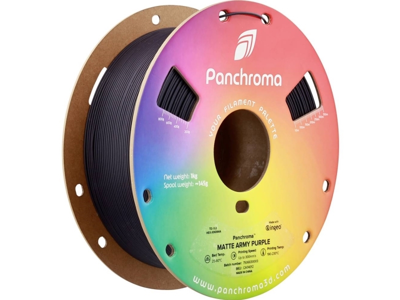 Polymaker Panchroma Pla Matte Army 1.75Mm 1Kg - Army Violetinė