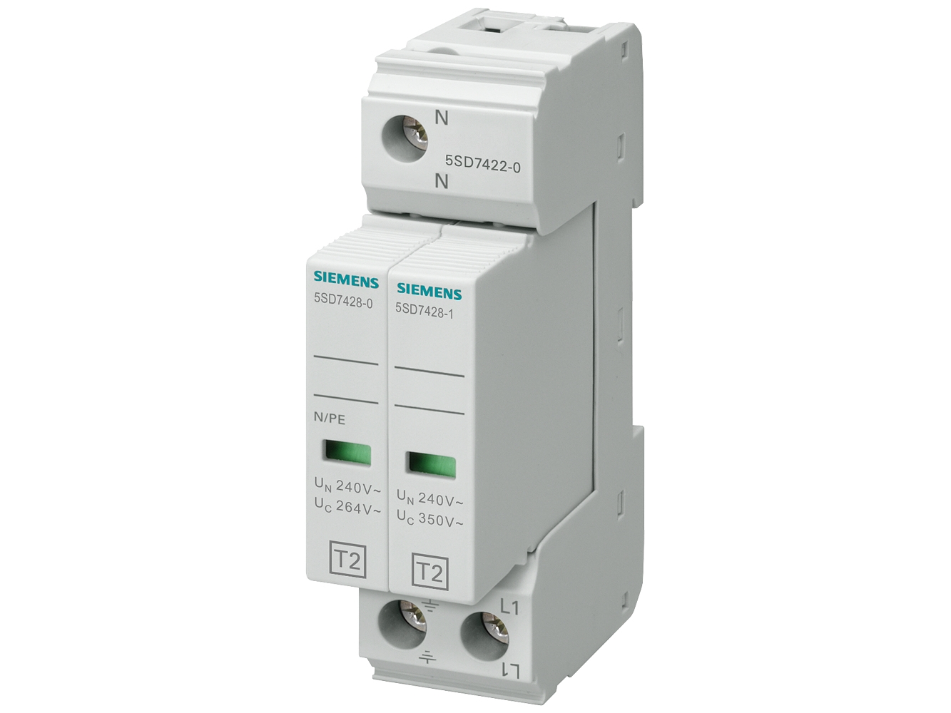 Siemens 5SD7422-0, Monivärinen, 212 g