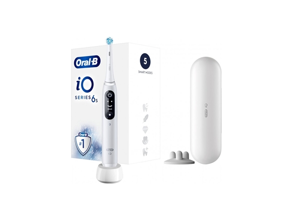 Elektrinis Dantų Šepetėlis Oral-B Io6 Series, Baltas, 4210201438069