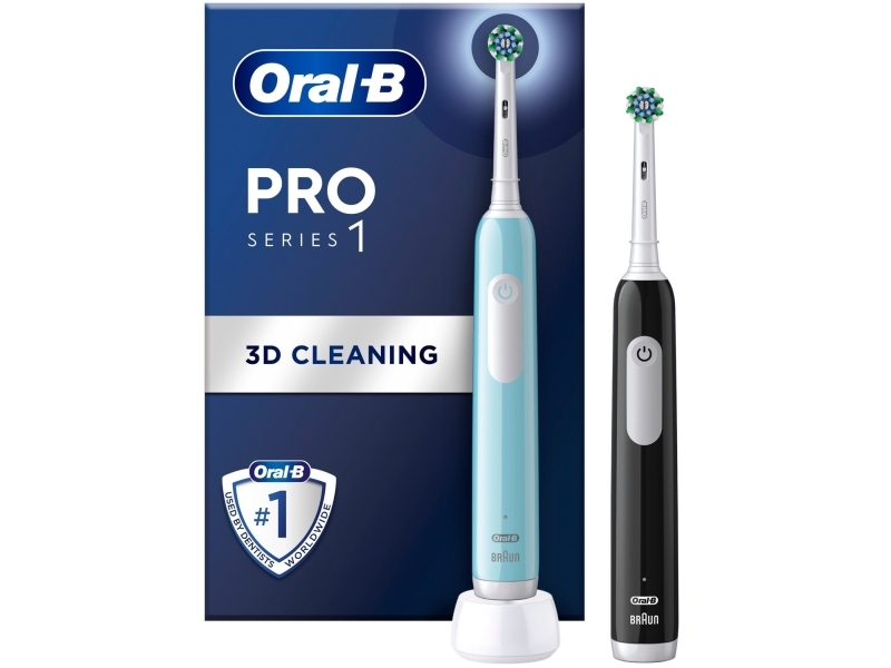 Oral-B | Electric Toothbrush | Pro Series 1 Duo | Rechargeable | For Adults | Number Of Brush Heads Included 2 | Number Of Teeth Brushing Modes 3 | B