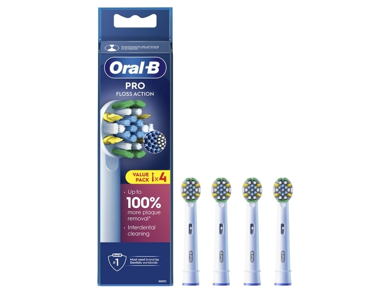 Oral-B Pro FlossAction replacement brushes, 4 pcs.