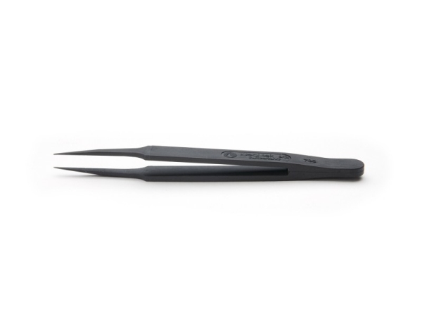 Ideal-Tek 705.Cf, Plast, Sort, Tilspidset, Lige, 4 G, 10 Mm