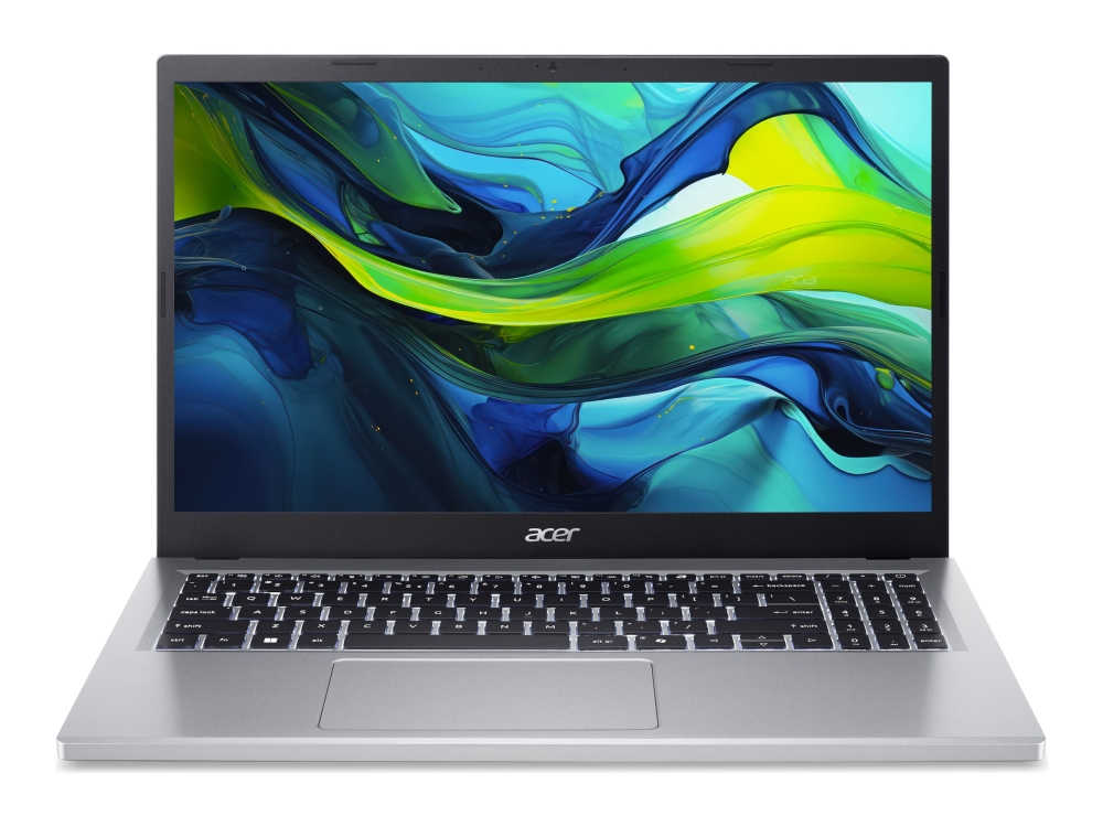 Acer Aspire Go 15 AG15-32P - Intel N-series - N355 / upp till 3.9 GHz - Win 11 Home - Intel Graphics - 8 GB RAM - 256 GB SSD NVMe, 3D TLC (Triple-level Cell) - 15.6 TN 1920 x 1080 (Full HD) - Wi-Fi 6 - rent silver - kbd: Nordisk | Datorer & Surfplattor - Bärbar dator | GameStuff