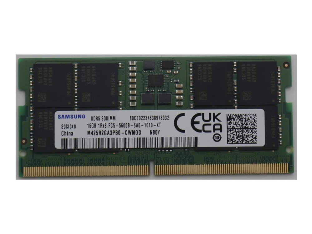 Ram Atmintis Lenovo 16Gb Ddr5 Sodimm-Hukommelse
