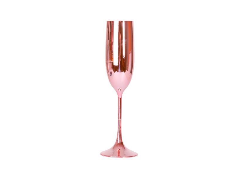Pink Champagne Glas