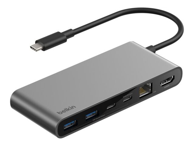 Belkin Connect - Dockingstation - Für Laptop, Tablet, Smartphone, Desktop - Usb-C - Hdmi - 2.5Gbe