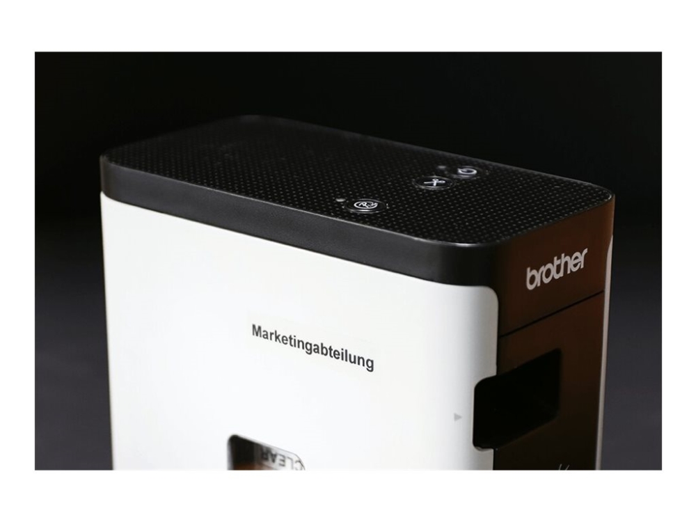 Brother Tze-121 - Standard Klæbemiddel - Sort På Klart - Rulle (0,9 Cm X 8 M) 1 Kassette Lamineret Bånd - Für Brother Pt-D210, D600, H110 P-Touch