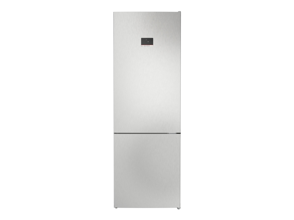 Bosch Serie 4 KGN497LDF - Kylskåp/frys - bottenfrysskåp - bredd: 70 cm - djup: 66.7 cm - höjd: 203 cm - 440 liter - Klass D - metallutseende | Vitvaror - Kyl & Frys - Kombinerade kyl-frysar | GameStuff