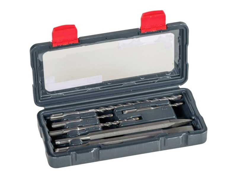 Kwb 109166 40Cr-Stål Mejsel-Sæt 6 Dele 5 Mm, 6 Mm, 8 Mm, 10 Mm Sds-Plus 1 Set