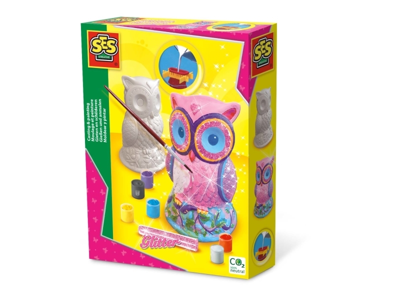 SES Creative Støb &amp  mal - Ugle