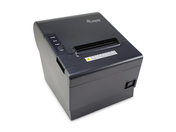 Equip 58/80 Mm Thermo-Pos-Belegdrucker Mit Automatischem Cutter, Usb-, Bluetooth-, Wlan- Und Kassenladen-Anschluss, Thermodruck, Pos-Drucker, 203 X 2