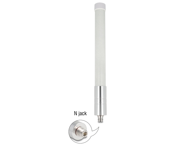 Delock 12653 - Antenne 4G Omnidirektional Masthalterung Weiß (12653)