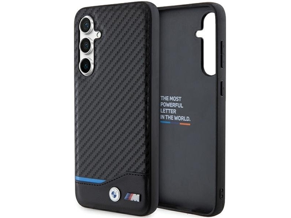 Samsung Galaxy S23 Fe Bmw Odinis Dėklas Carbon (Bmhcs23fe22nbck) Juodos Spalvos