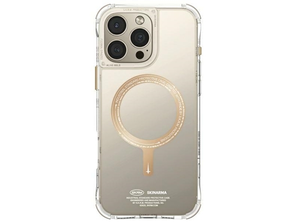 Skinarma Dėklas Saido Apple Iphone 16 Pro Max 6.9" Magnetische Aufladung Champagner