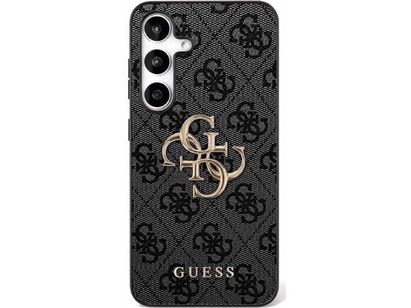 Guess Big 4G Classic Logo Dėklas Skirtas Samsung Galaxy S25 Fe Juodos Spalvos