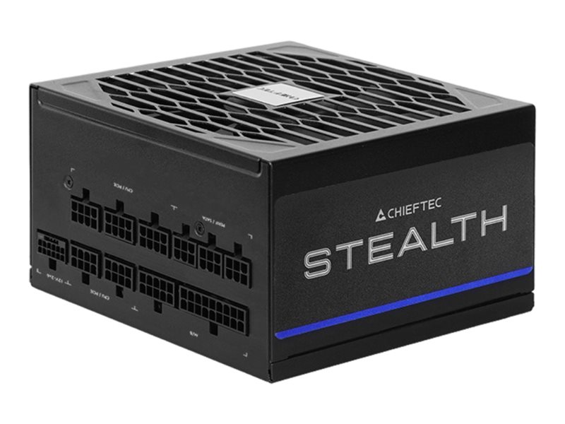 Chieftec Stealth - Strømforsyning (Intern) - Atx12v 2.31/ Eps12v - 80 Plus Platinum - Ac 100-240 V - 1000 Watt - Aktiv Pfc