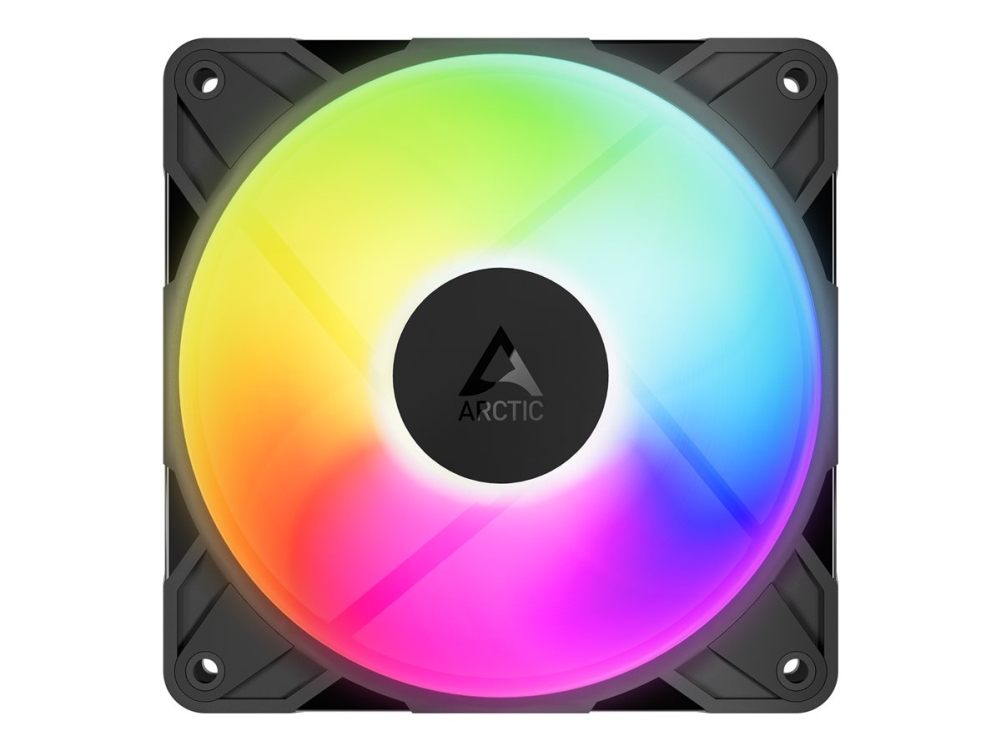 ARCTIC Freezer P12 Pro Reverse A-RGB, Fan, 12 cm, 124 m³/h, Svart | Datorkomponenter - Datorchassin & Tilbeör - Chassi fläktar | GameStuff