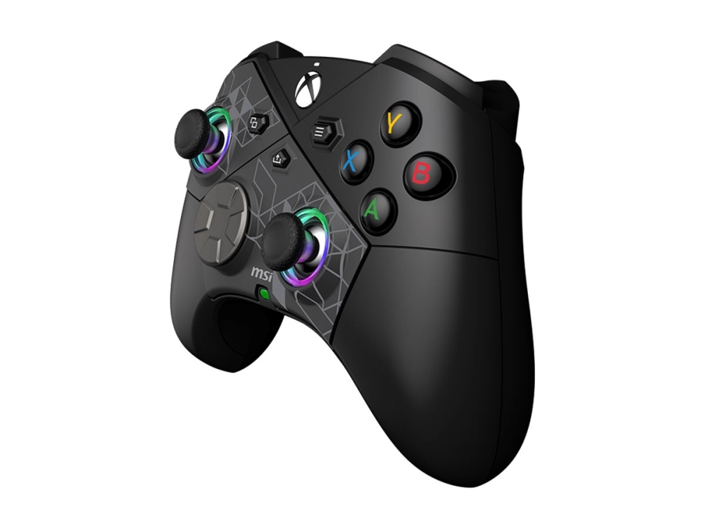 MSI Force Pro - Spelkontroll - 13 knappar - trådlös - 2.4 GHz/Bluetooth - för PC, Microsoft Xbox One S, Microsoft Xbox One X, Microsoft Xbox Series S, Microsoft Xbox Series X, Android | Spel - Joystick och spelkontroller - Xbox Controller | GameStuff