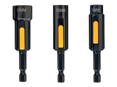 DeWALT Extreme - Slaghylsbit - 3 delar - sex-stiftigt - 8 mm, 10 mm, 13 mm - hexagonalt | Verktyg & Verkstad - Handverktyg - Nycklar och toppar | GameStuff