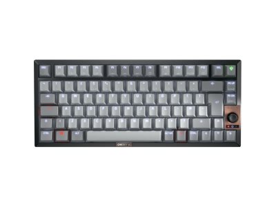 Cherry Kw 300 Mx - Tastatur - 75% - Compact - Bagbelyst - Trådløs - Bluetooth 5.2, Usb-C - Azerty - Fransk - Tastkontakt: Cherry Mx2a Silent Red - So