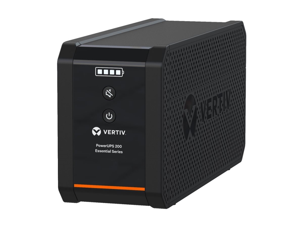 Vertiv Powerups 200 Essential Psa6e-600It-Sch, 600 Va/315 W, Avr, Vom Benutzer Austauschbare Batterien, Batterie-Backup, 4 Schuko-Steckdosen, 2 Jahre
