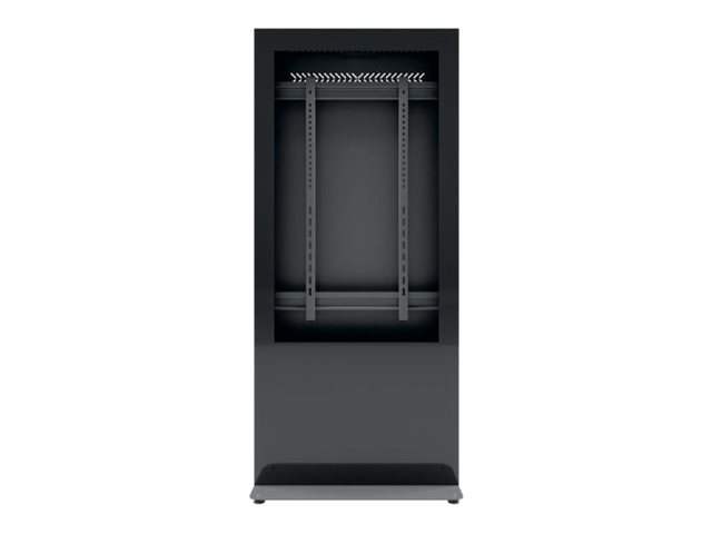 Laikiklis Edbak Floor Stand | Ids10.55 Indoor Public Ekranas Totem With Glass Front | 55 " | Juodas