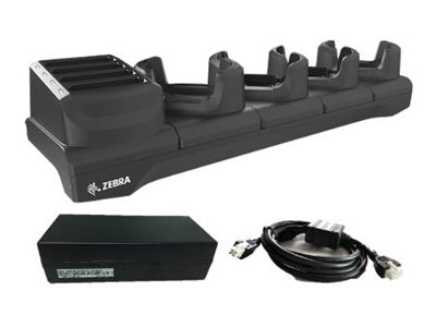 Zebra ShareCradle - Handhållen laddningsvagga - 5-slot, charge only - AC 100-240 V - 108 Watt - utgångskontakter: 8 - för Zebra TC53, TC58 | Kontorsmaskiner - POS (Point of sale) - Tillbehör | GameStuff