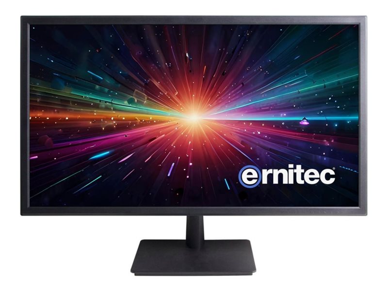 Ernitec - Led-Skærm - 22" - 1920 X 1080 Full Hd (1080P) - 250 Cd/M² - 10000:1 - 5 Ms - 2 X Hdmi, Vga - Højtalere - Sort