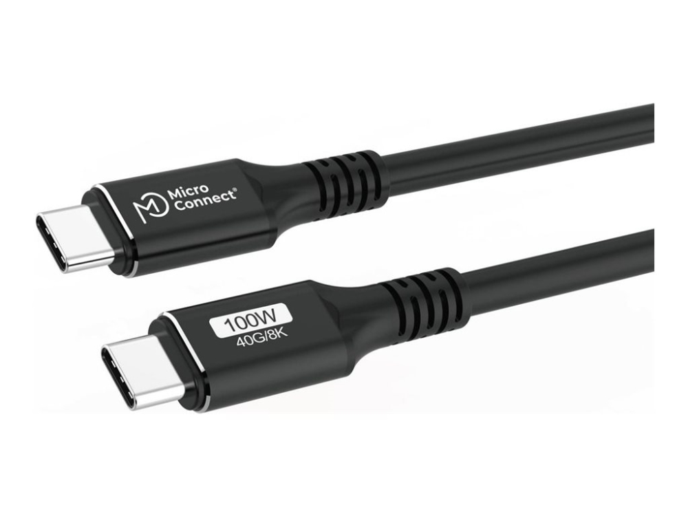 Microconnect Usb4cc015, 0,15 M, Usb C, Usb C, Usb4 Gen 3X2, Schwarz