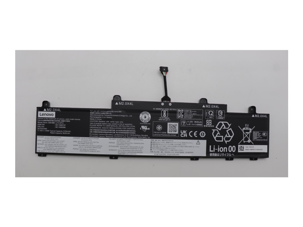 3-Cell 42Wh Lithium-Ion Internal Battery