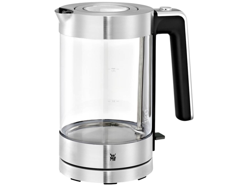 Wmf Lono 0413150011, 1,7 L, 3000 W, Krom, Transparent, Glas, Metal, Vandmåler, Overophedningsbeskyttelse