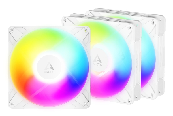 ARCTIC Freezer P14 Pro Reverse A-RGB (White) - 3 Pack, Tuuletin, 14 cm, 166,5 m³/h, Valkoinen