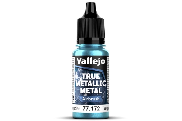 True Metallic Airbrush Hydra Turquoise 18 ml | Radiostyrd - Tillbehör - Airbrush, färger, dekor | GameStuff