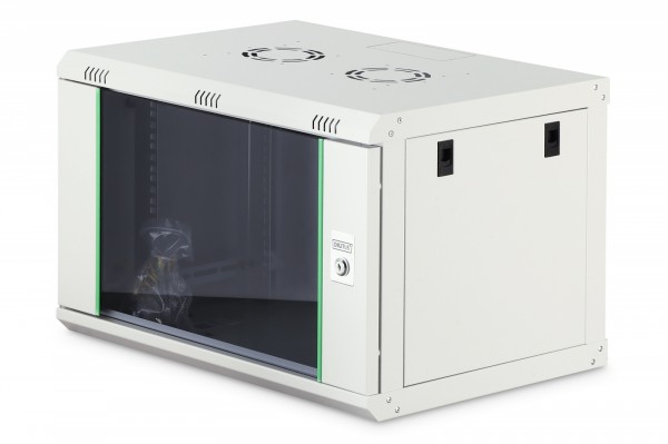 Digitus Spinta Jungiama Į Tinkla Hanging Dynamic 19" 7U Rack 385X600x450mm, Glasdør, Fil, Usamlet, 60Kg