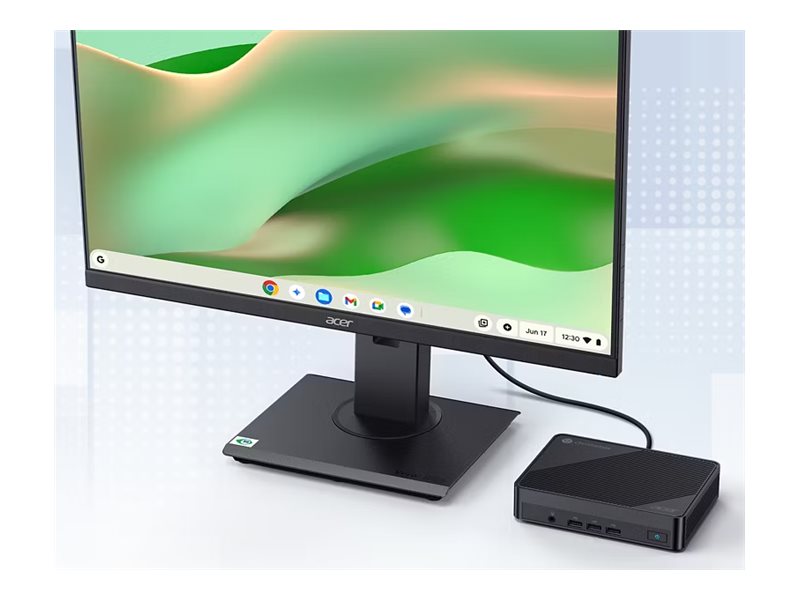 Acer Chromebox Mini Cxm2 - Mini Pc 1 X N-Series N150 / Op Til 3.6 Ghz - Ram 8 Gb - Flash - Emmc 64 Gb - Intel Graphics - Ieee 802.11Ax (Wi-Fi 6E), Bl