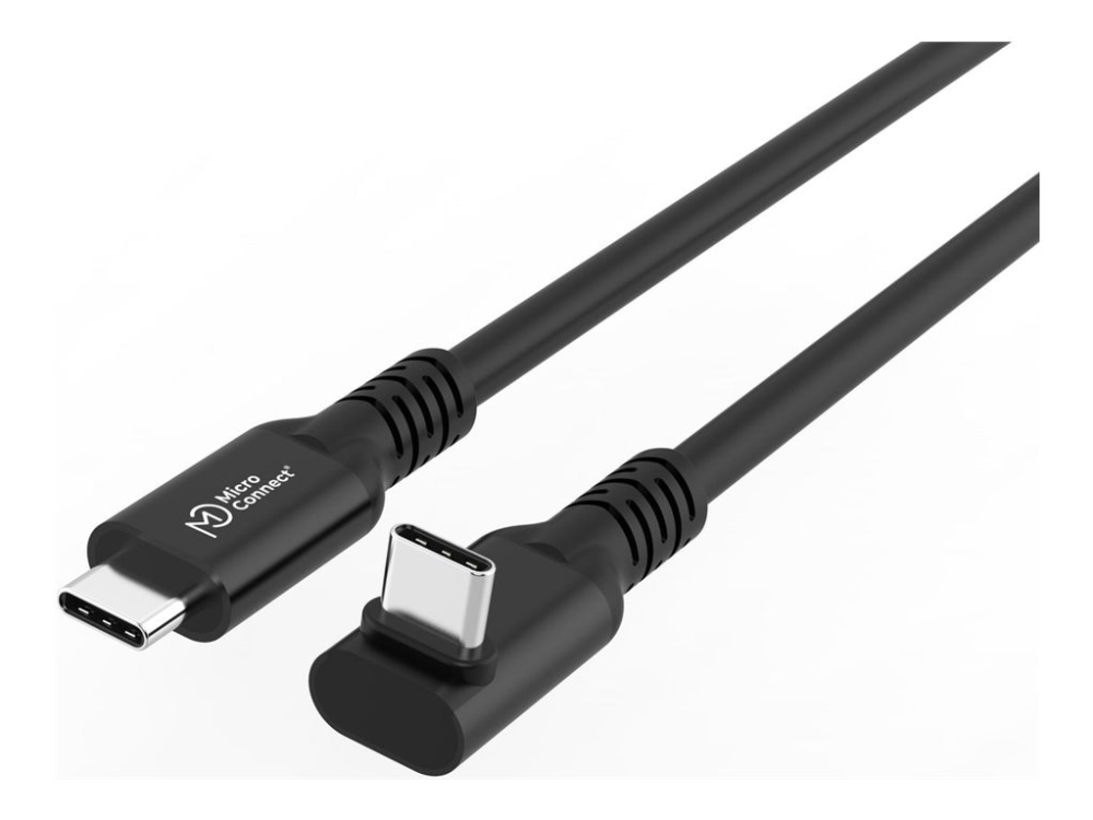 Microconnect Premium - Usb-Kabel - Usb-C (Stecker) Gerade Auf Usb-C (Stecker) Gewinkelt - Usb 3.2 Gen 2X2 - 20 V - 5 A - Usb-C Power Delivery (100W),