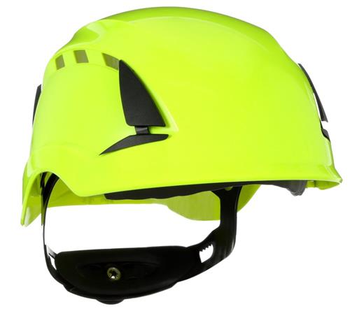 3M Securefit X5514v-Ce-4 Schutzhelm Belüftet, Mit Uv-Sensor Neon-Grün En 397 (X5514v-Ce-4)