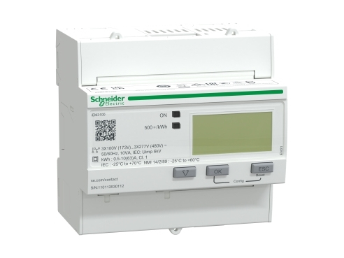 Schneider Electric iEM3100, IP20, 50/60 hz, 90 mm, 69 mm, 95 mm, 102 mm | EL Artiklar - Verktyg för EL - Test- och kontrollutrustning | GameStuff