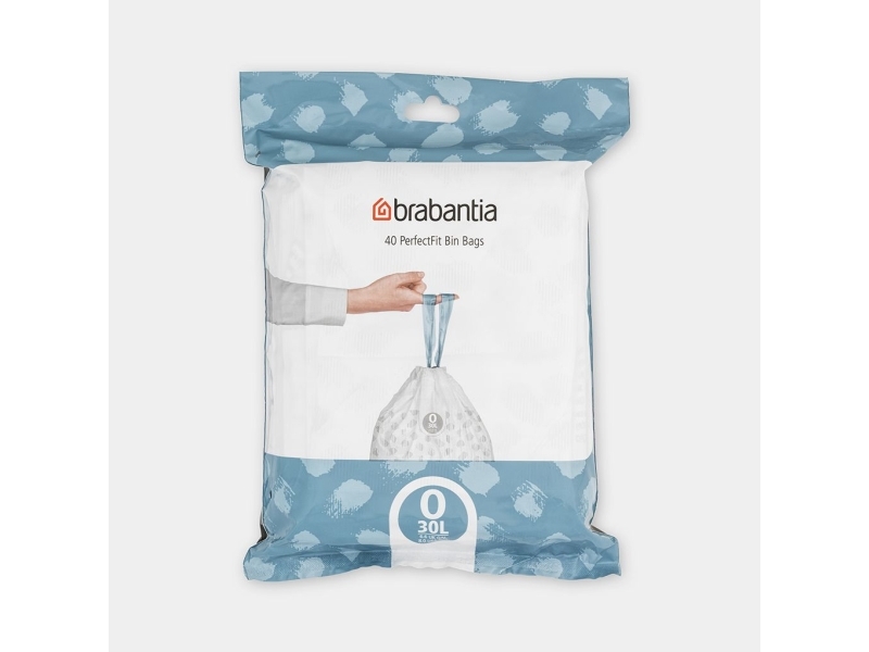Brabantia 124846, 30 l, Vit, Plast, Kina, 760 mm, 440 mm | Rengöring - Avfallshantering - Soppåsar | GameStuff
