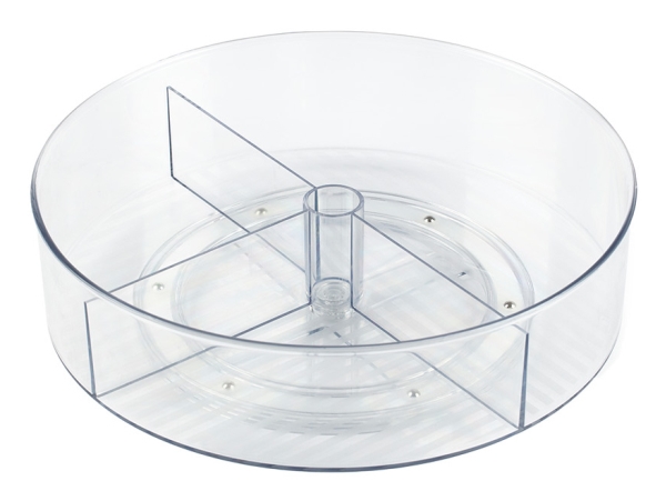 Rotho 1055900096Ws, Organisator, Bakke, Fritstående, Transparent, Rund, 28,3 Cm