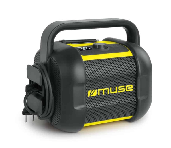 Muse M-968 BTY, Arbetsplats, Analog, FM, 87,5 - 108 MHz, 40 W, LCD | Elverktyg - Övriga maskiner - Byggarbetsplats radio | GameStuff
