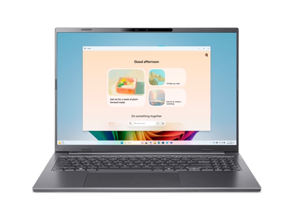 Acer Aspire 16 AI A16-11M-X9L6, Qualcomm Snapdragon, 3 GHz, 40,6 cm (16), 1920 x 1200 pixel, 32 GB, 1 TB