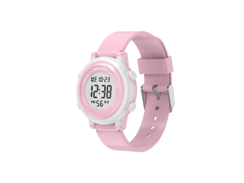 Digital Watch Sponge Watchme Pink
