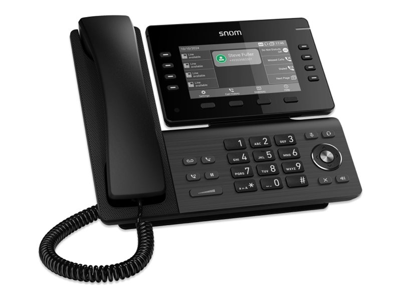 Snom D812 - Voip-Telefon - Sip, Sdp, Rtp, Rtcp, Rtcp-Xr, Ice, Sips, Sip Over Tls, Srtp, Srtcp - Metalsort Gun