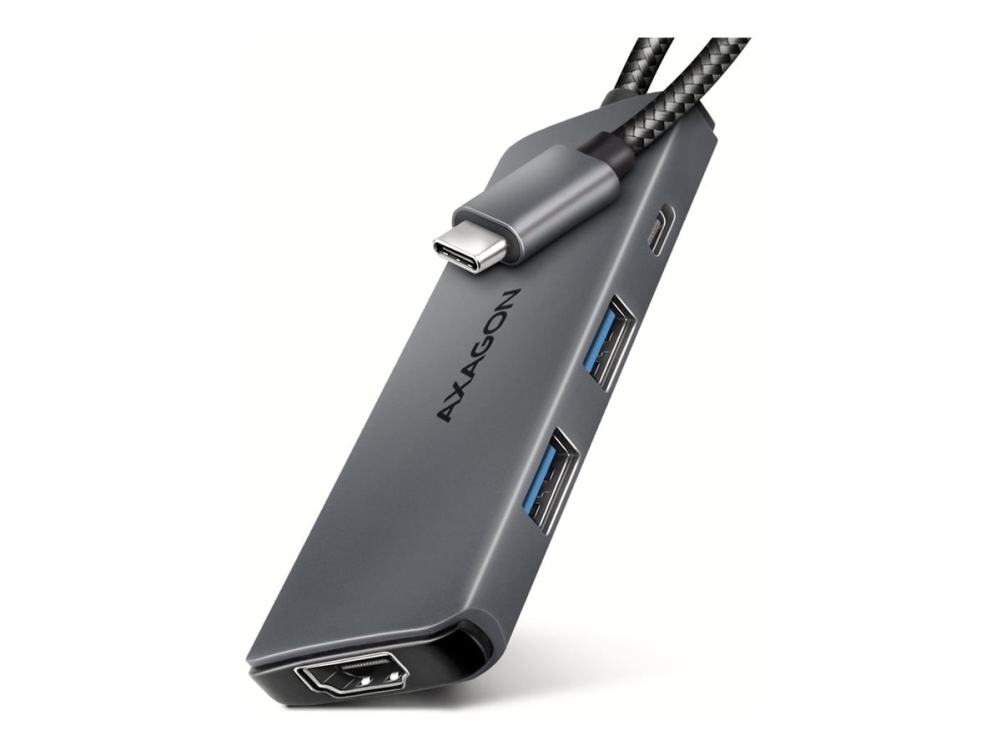Axagon Hmc-5H8k 2X Usb-A, 1X Usb-C, 8K Hdmi, Usb 3.2 Gen 1 Hub, Pd 100W, 15Cm Usb-C Kabel