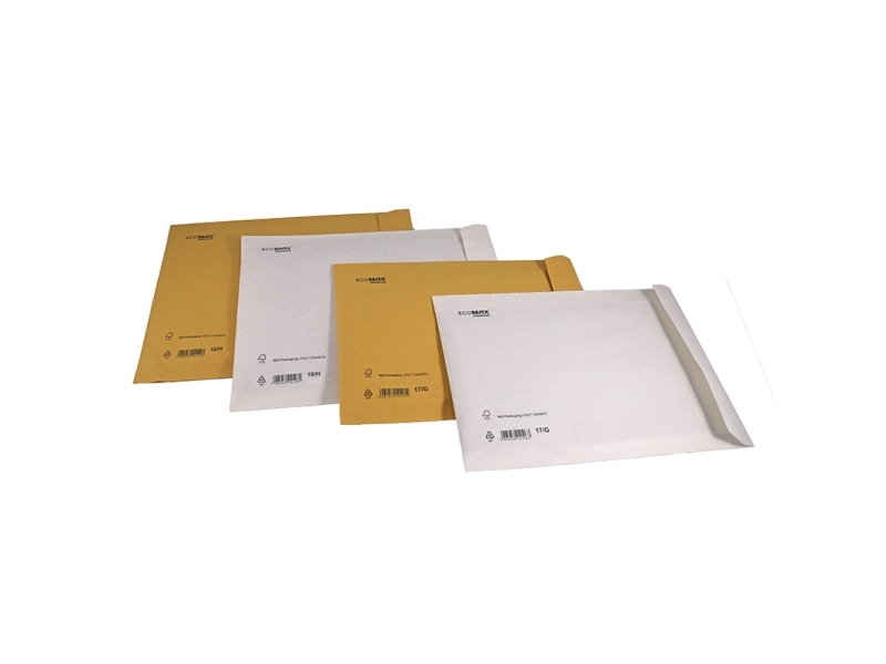 Bubbelplast Ecomax 250x350mm brun nr 17/G insida 230x340mm 100st/förpackning | Papper & Emballage - Kuvert & påsar - Leveransnotering kuvert | GameStuff