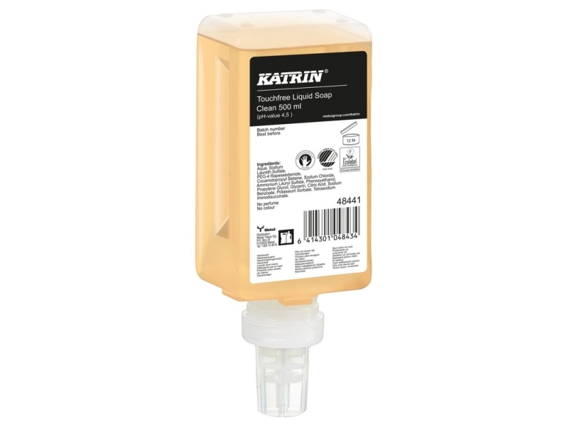 Sæbe Flydende Katrin Green 0,5L Touchfree U/Parfume
