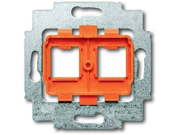 ABB datauttag 2 x RJ45, Lexcom (orange), insats utan lock | EL Artiklar - Elcentral - Strömbrytare | GameStuff